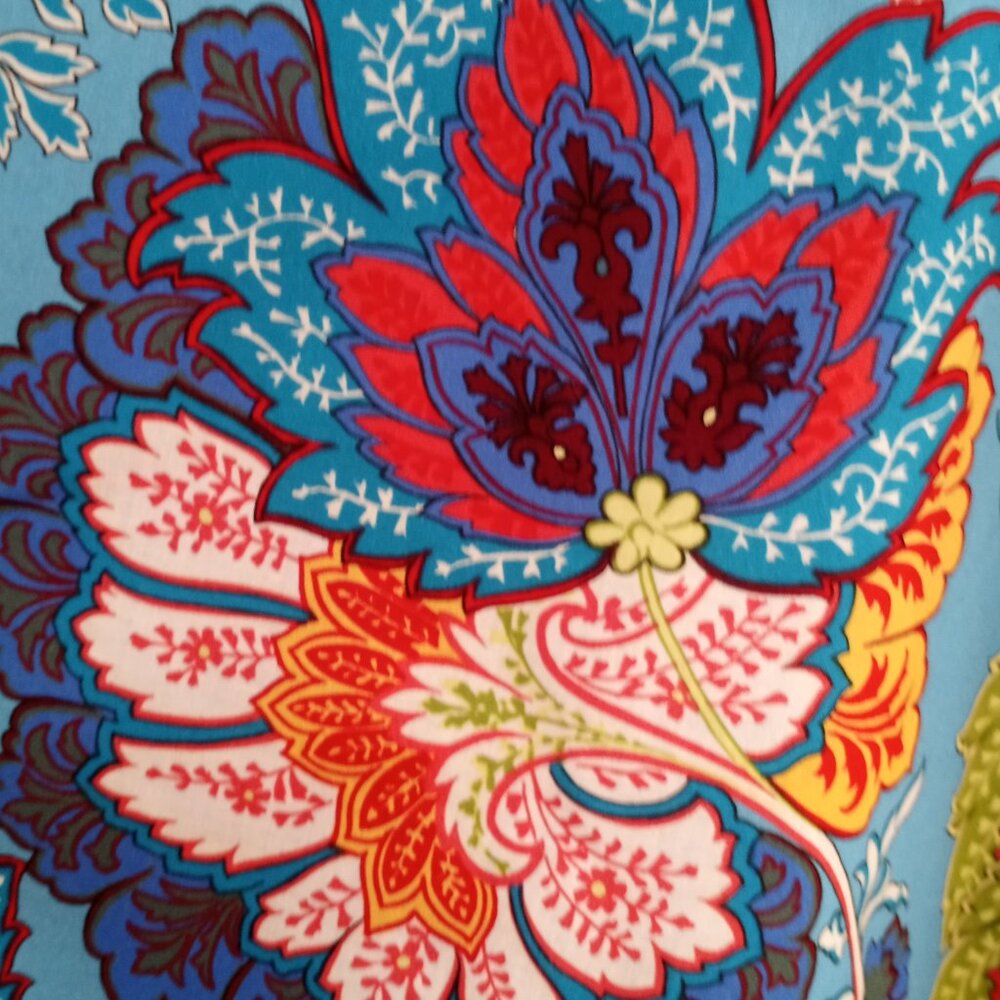 'Talbots' Floral Cotton Skirt Size XL - Picture 10 of 14